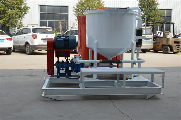 Bentonite grout mixer and storage machine sales