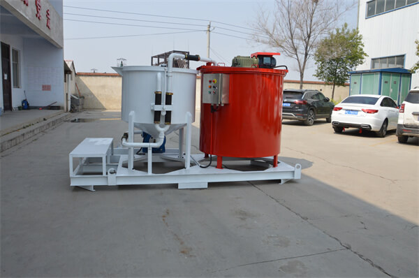 Bentonite grout mixer and storage machine sales