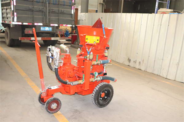 dry refractory concrete shotcrete equipment