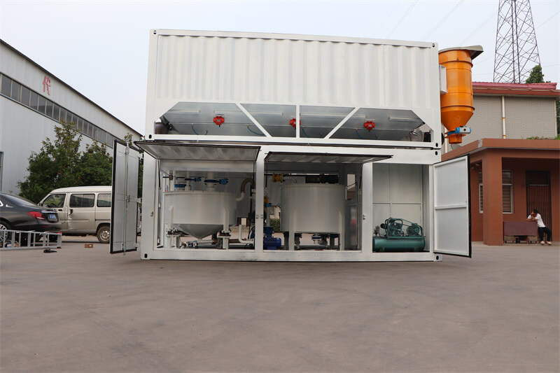 Advantages of cement silo and automatic mixing station in construction engineering