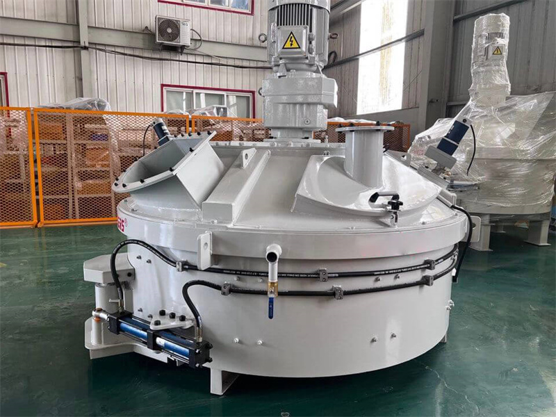 Planetary Concrete Mixer with PLC Control System