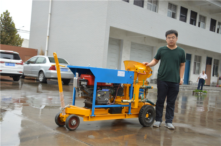 Diesel shotcrete machine used in gold mines in Saudi Arabia