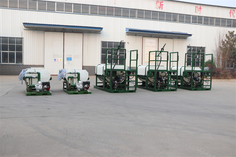 hydroseeder machine for slope protection