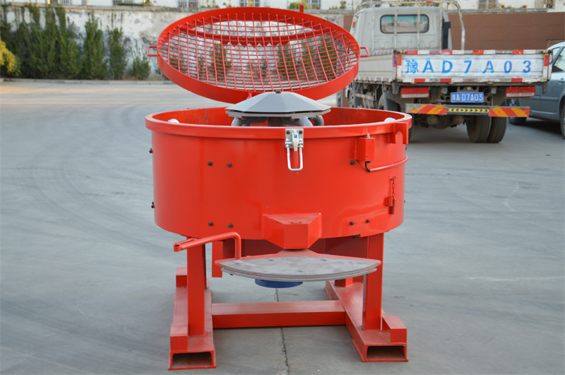 Large capacity refractory castable pan mixer machine